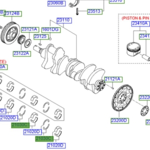 21030-3C120 | بغل یاتاقان MOBIS